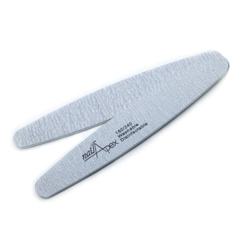 Пилочка овальна NailApex 180/240 грит — фото 1