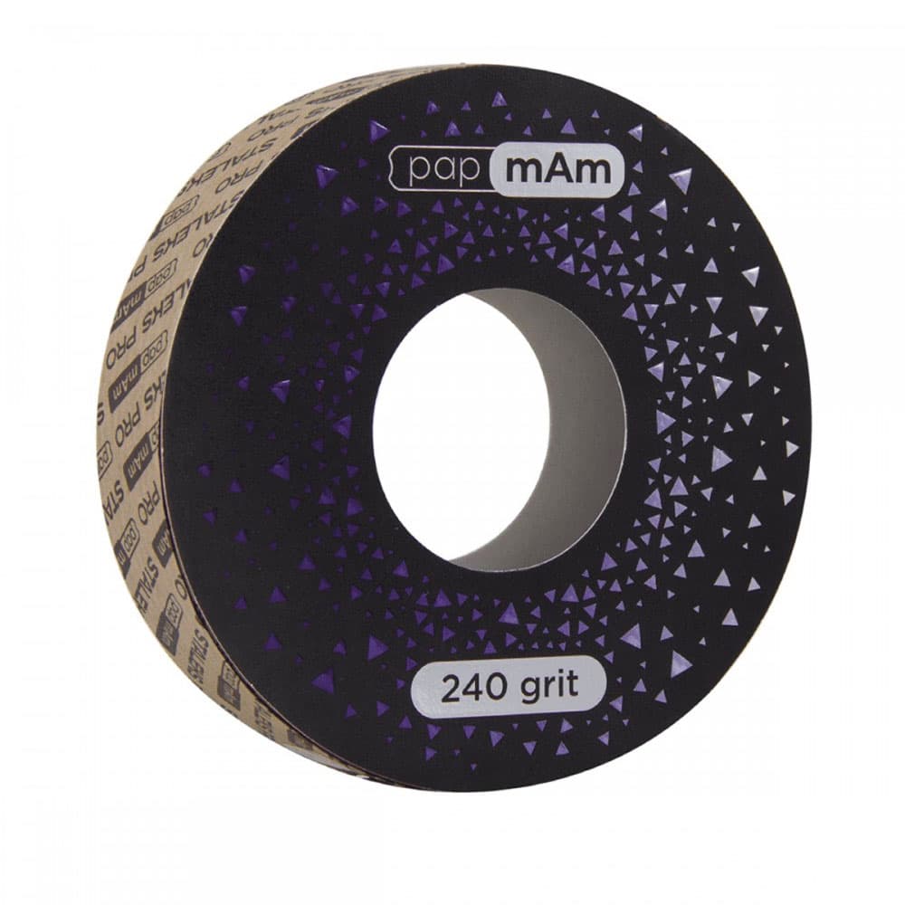 Staleks Запасной блок файл-ленты papmAm EXCLUSIVE для пластиковой катушки Stalex Pro 240 грит (6 м — фото 1