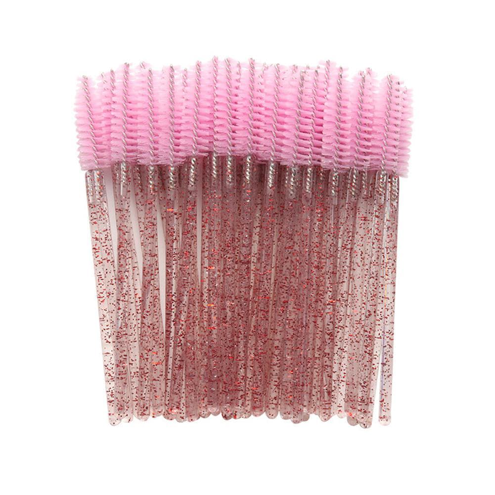 Щітки для вій (акрилова блискуча ручка), 50 шт — фото 1