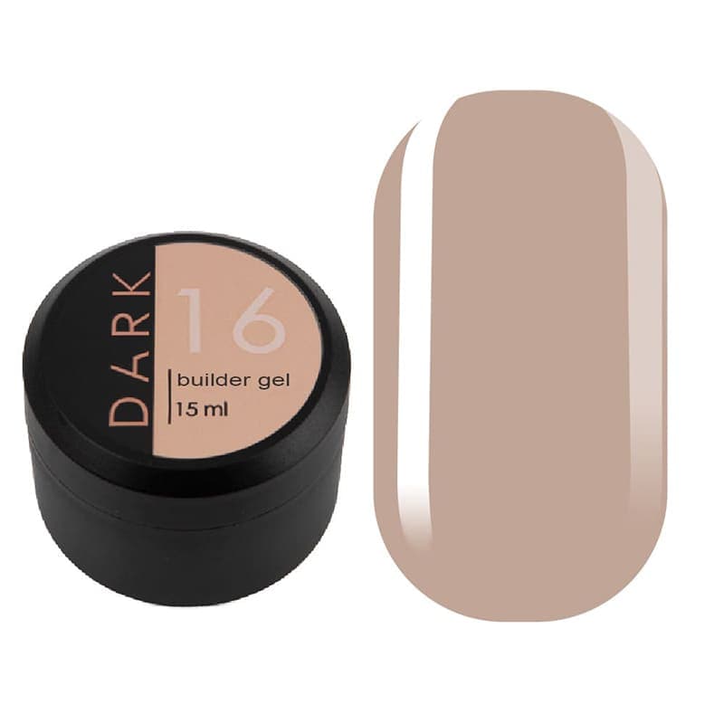 DARK Builder Gel №16, 15 ml — фото 1