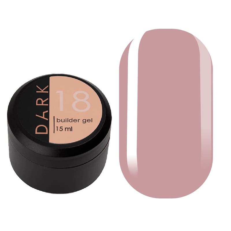 DARK Builder Gel №18, 15 ml — фото 1