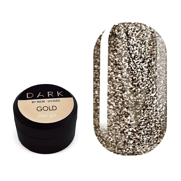Dark Liner gel Gold, 4 мл — фото 1