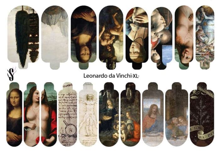 Стикеры Stickersspace на липкой основе Leonardo da Vinci XL — фото 1