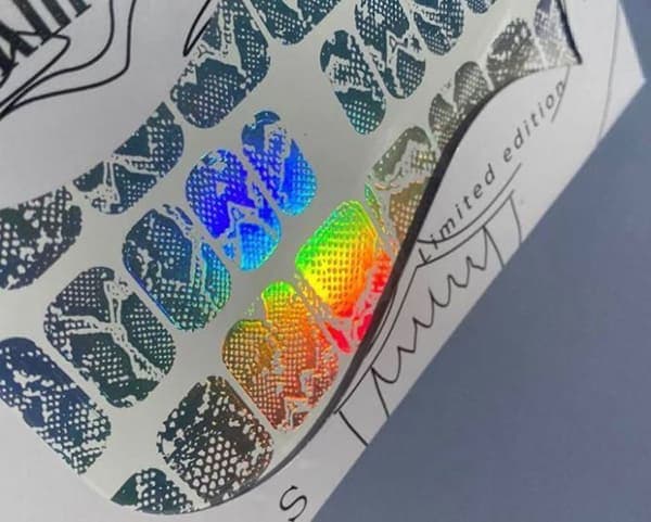 Стикеры Stickersspace на липкой основе Silver rainbow — фото 1