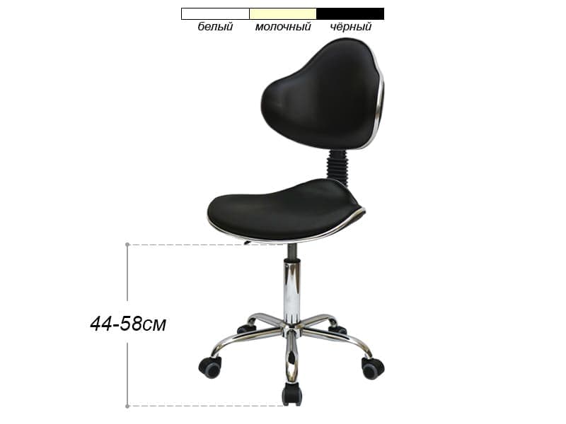 Кресло мастера (стул) BS 707, черный — фото 1