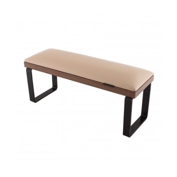 Підлокітник для манікюру Loft на коричневих металевих ніжках — фото 1