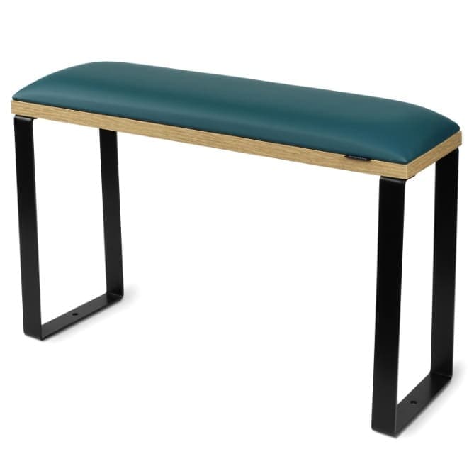 Підставка для педикюру Loft на чорних металевих ніжках на коричневій основі Dark Green — фото 1