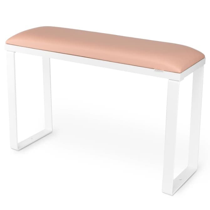 Підставка для педикюру Loft на білих металевих ніжках на білій основі Light Pink — фото 1