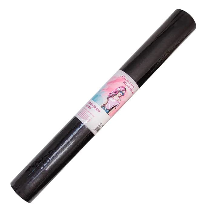 Простыня одноразовая Розовая Блондинка 0,8/100 м черная — фото 1