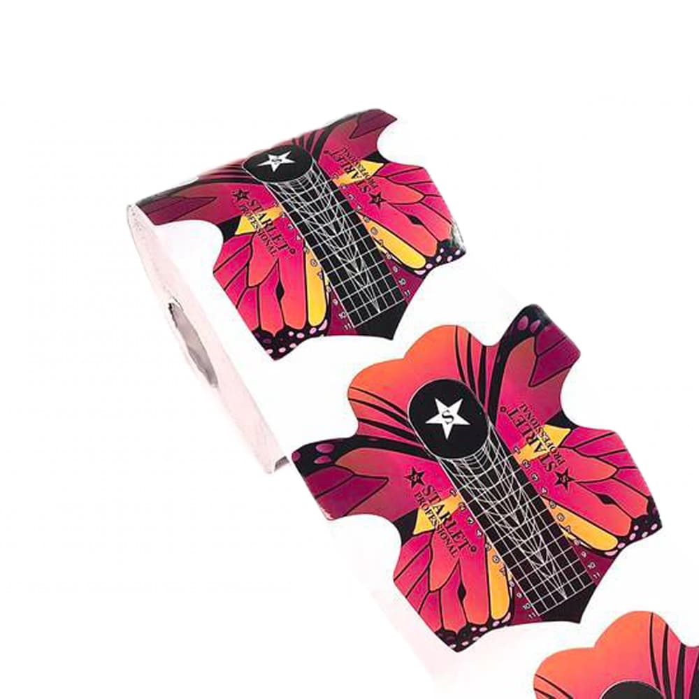 Нижні форми для нарощування Starlet із розміткою в рулоні, 300 штук — фото 1