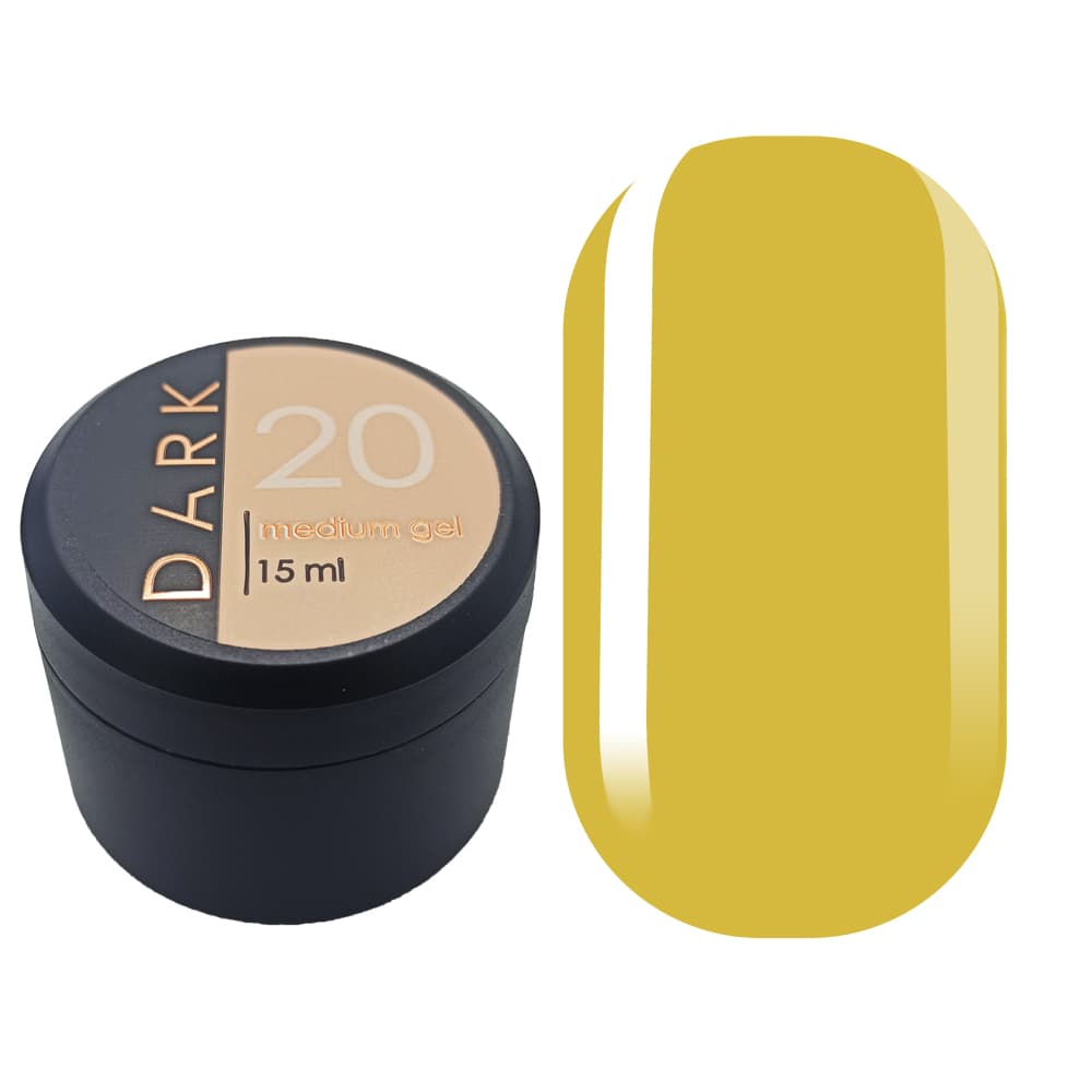 DARK Medium Gel №20, 15 мл, без пензлика — фото 1