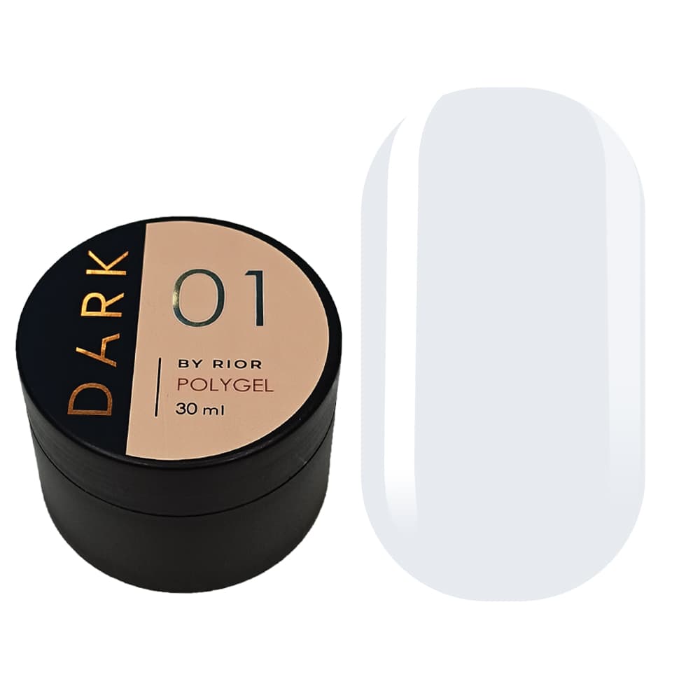 DARK PolyGel 1 прозорий (у баночці), 30 мл — фото 1