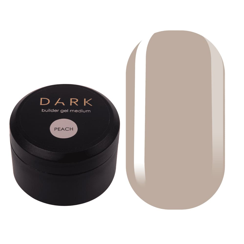 DARK Medium Gel Peach, 30 мл, без кисти — фото 1