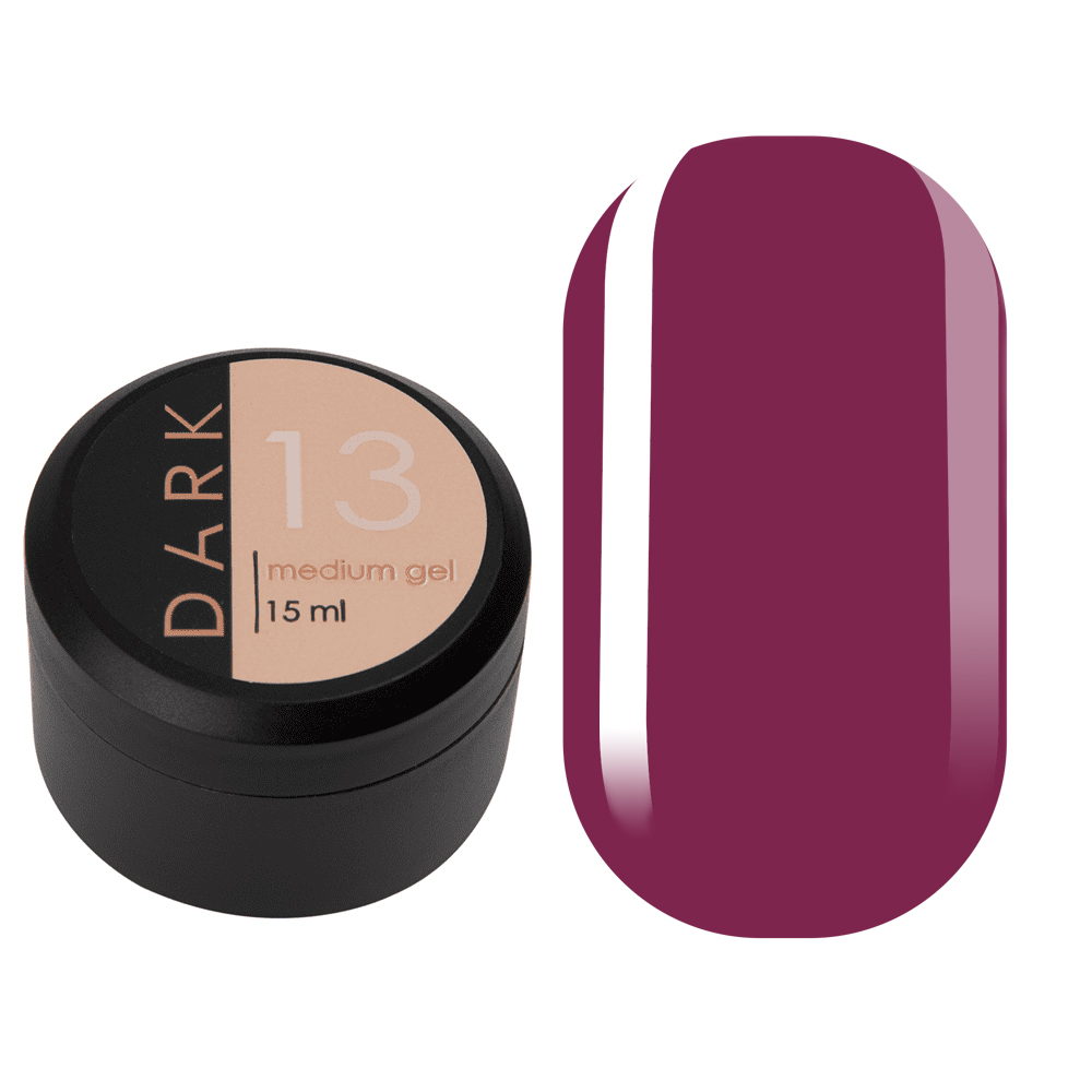 DARK Medium Gel №13, 15 мл, без пензлика — фото 1