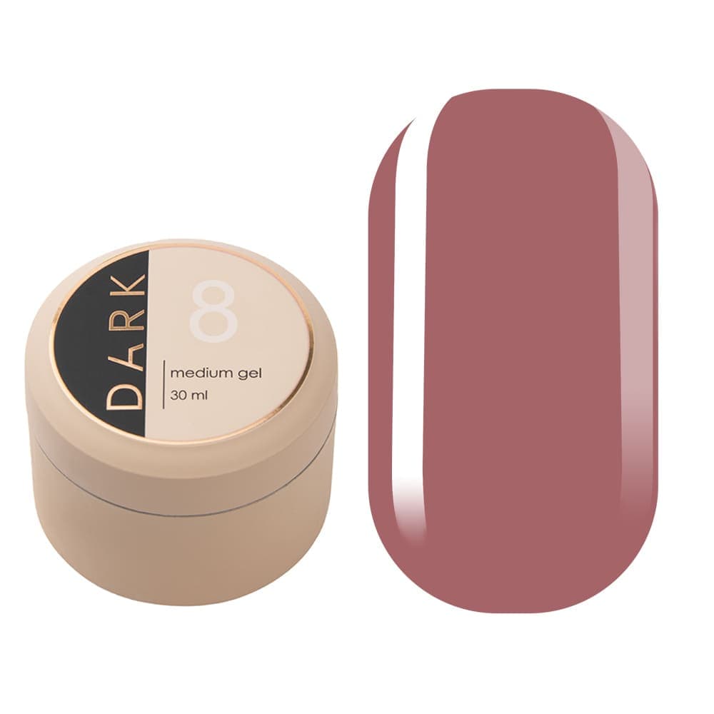 DARK Medium Gel №8, 30 мл, без пензлика — фото 1