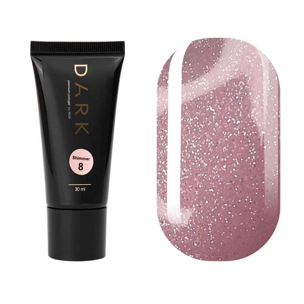 DARK PolyGel 8 shimmer, 30 мл — фото 1
