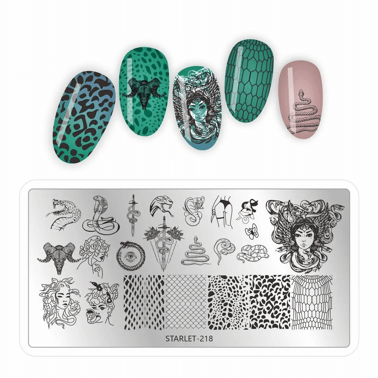 Пластина для стемпинга Starlet №218 — фото 1
