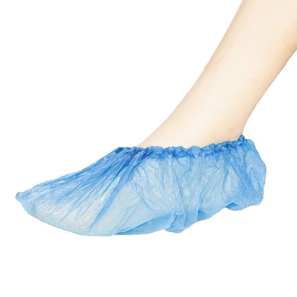 Бахіли поліетиленові 40/14 см, 50 пар, блакитний — фото 1