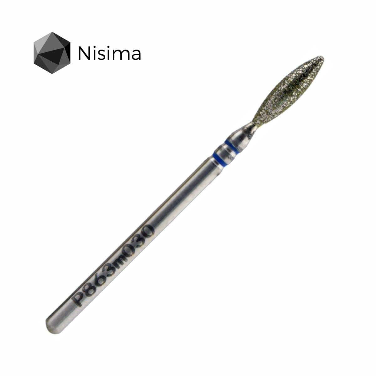 Насадка NISIMA алмазна полум'я синя P863m030 — фото 1