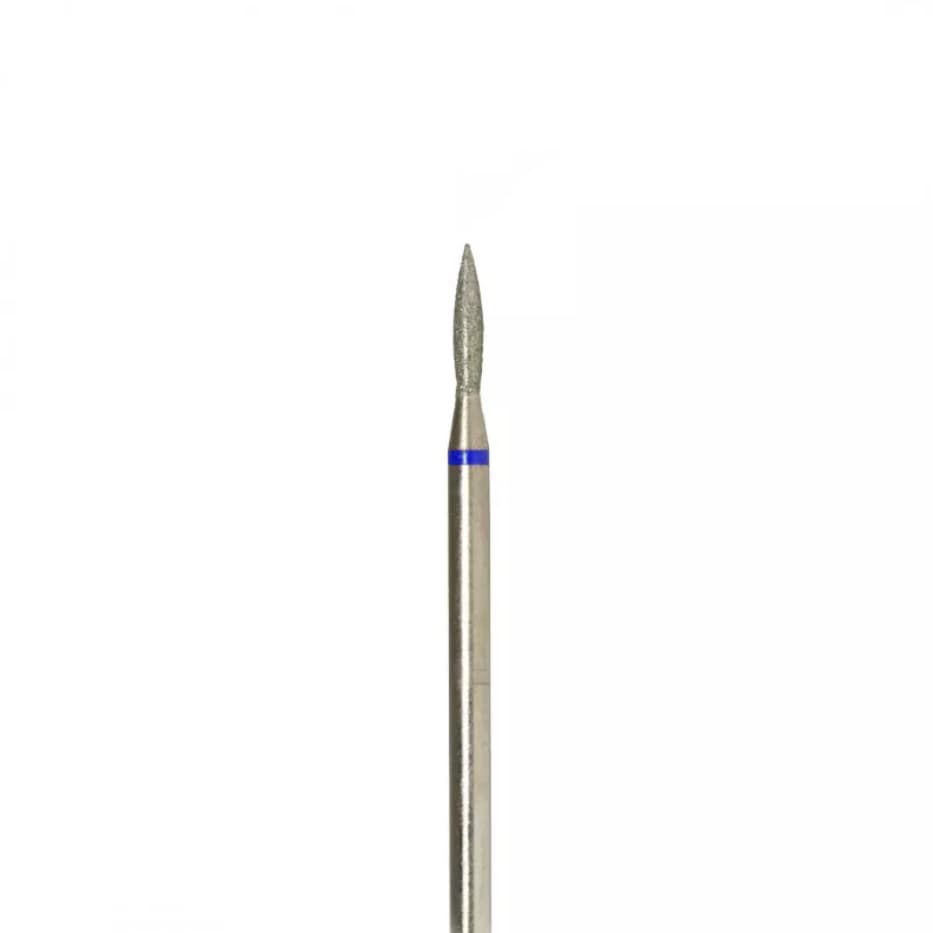 Насадка алмазна (243), полум’я, розмір (018) синій, 1 шт, 104.243.524.018 — фото 1