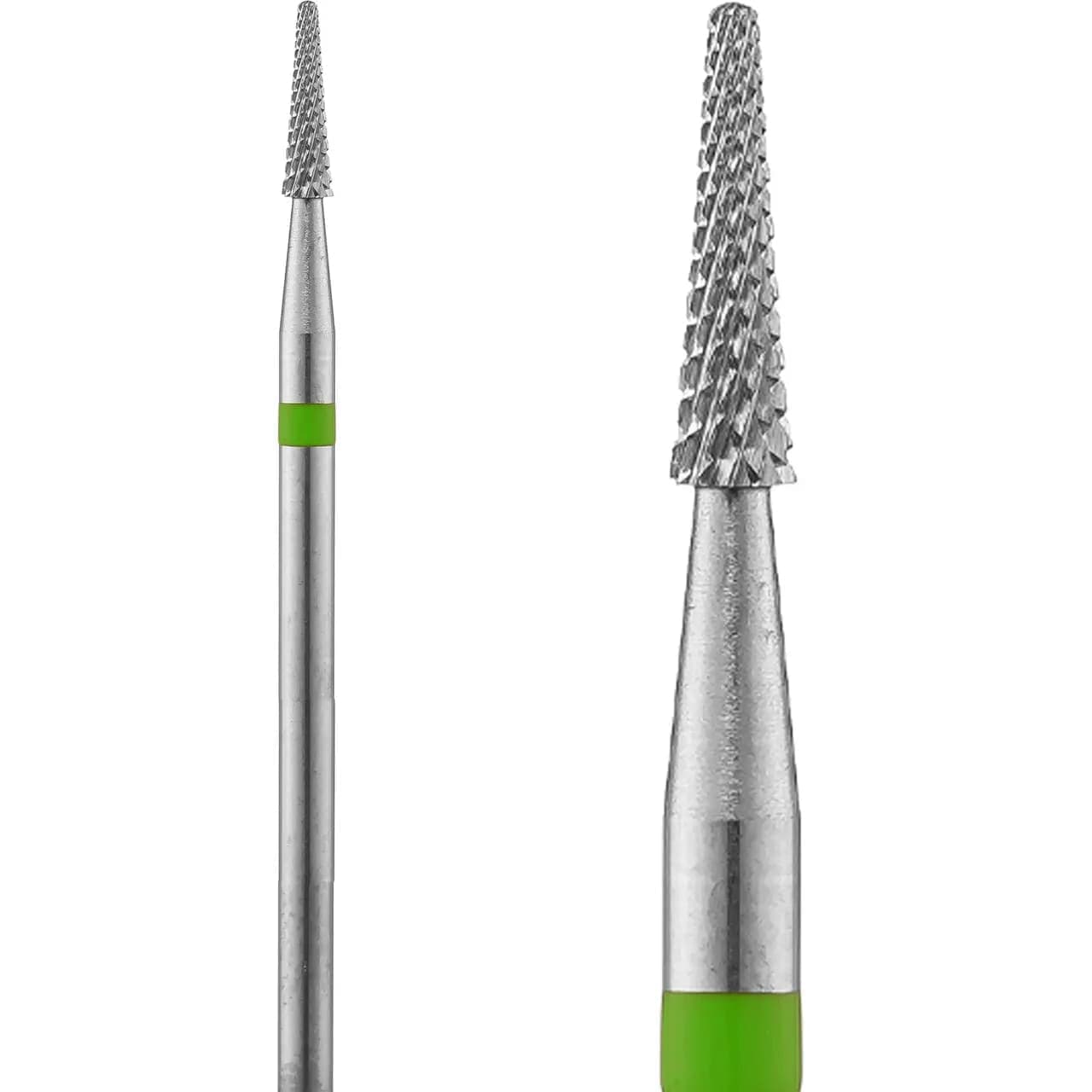 Фреза твердосплавна Мультибор зелена, конус 1,8 мм 404902 — фото 1