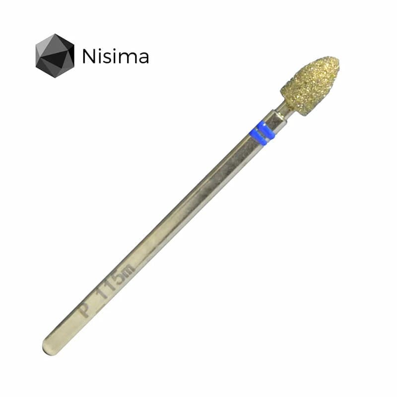 Насадка NISIMA алмазна закруглений конус синя P_115mK — фото 1