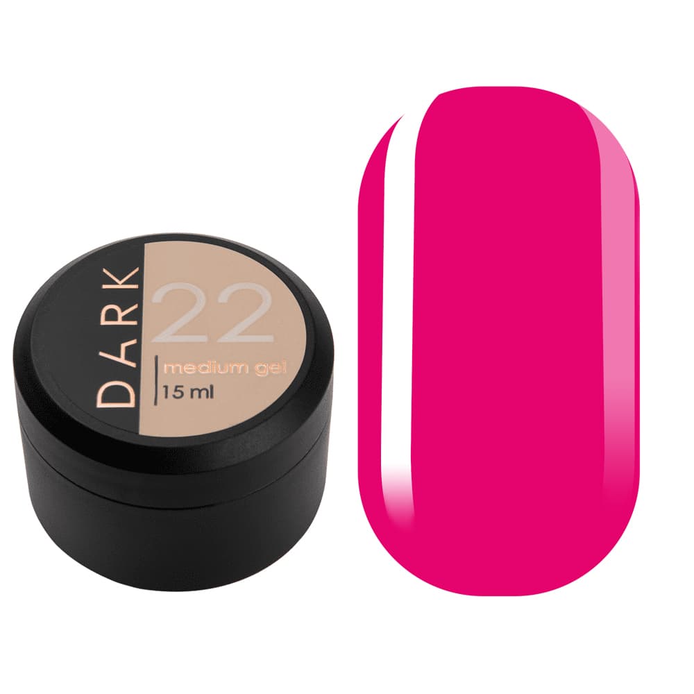 DARK Medium Gel №22, 15 мл, без пензлика — фото 1