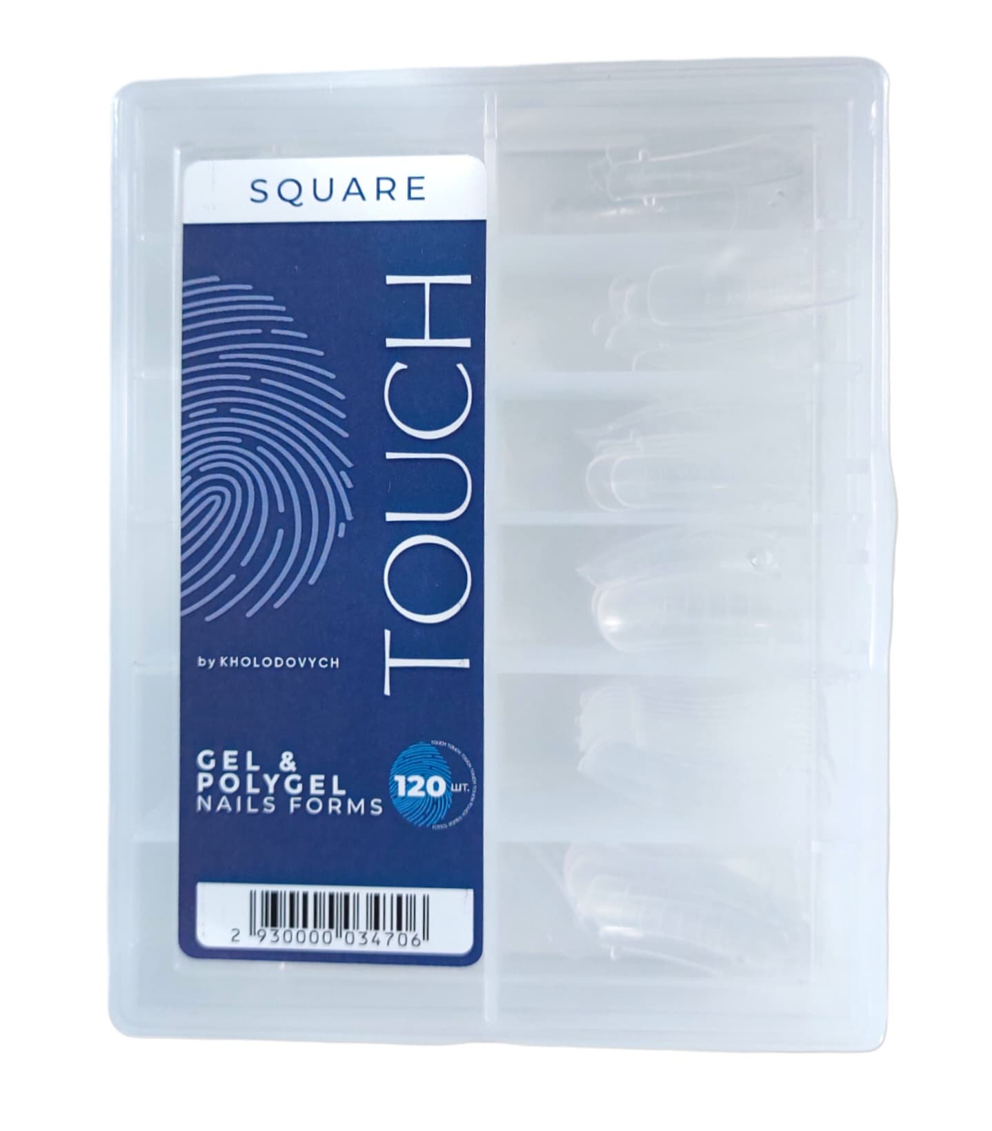 Типси для нарощування Touch Square, 120 шт — фото 1