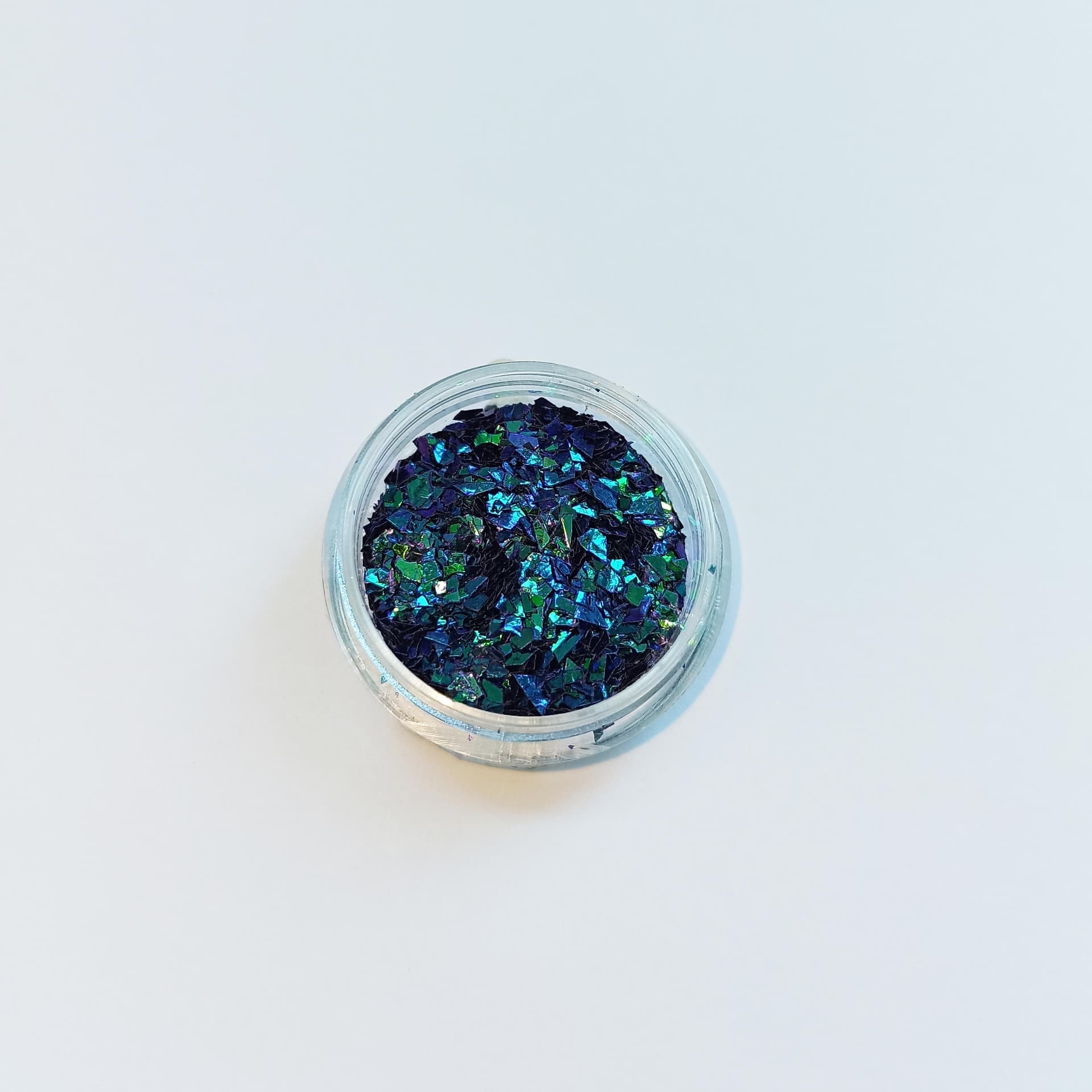 Дизайн Битое стекло "крошка" синезеленая №415, 2 гр — фото 1