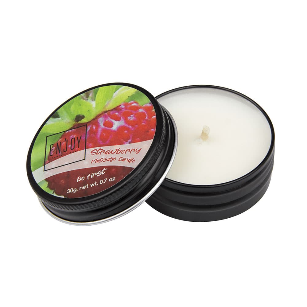 Масажна свічка Enjoy Professional (суниця), 30 гр. — фото 1