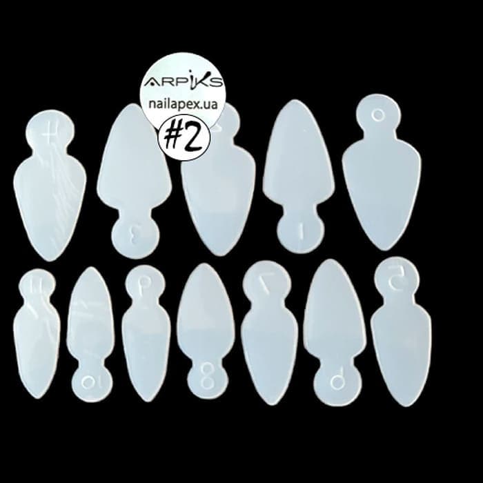 Молди NailApex трафарети для френча на верхніх формах №2 — фото 1