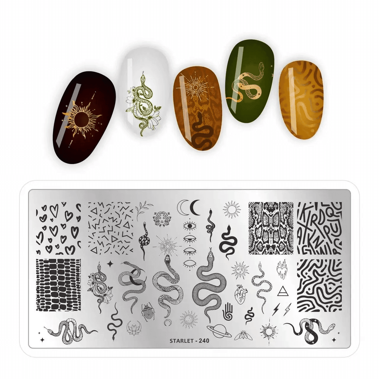 Пластина для стемпинга Starlet №240 — фото 1