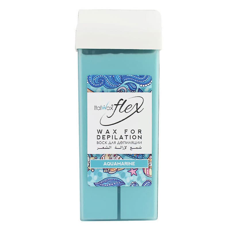 Віск «Аквамарин (Aquamarine)» в картриджі ItalWax Flex, 100 мл — фото 1