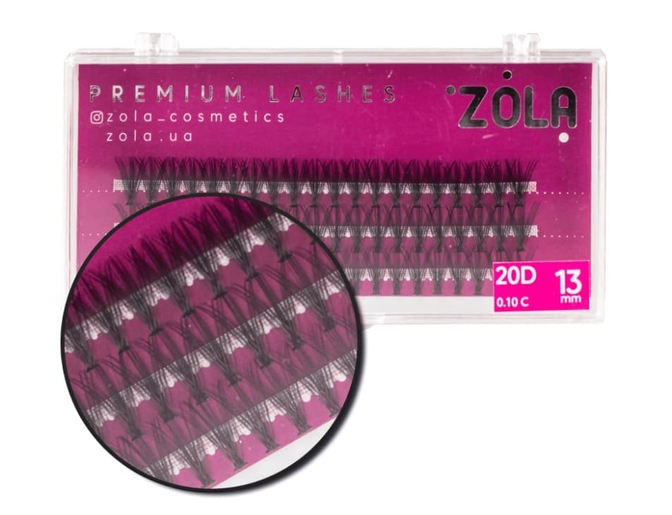Вії-пучки ZOLA 20D (13mm) — фото 1