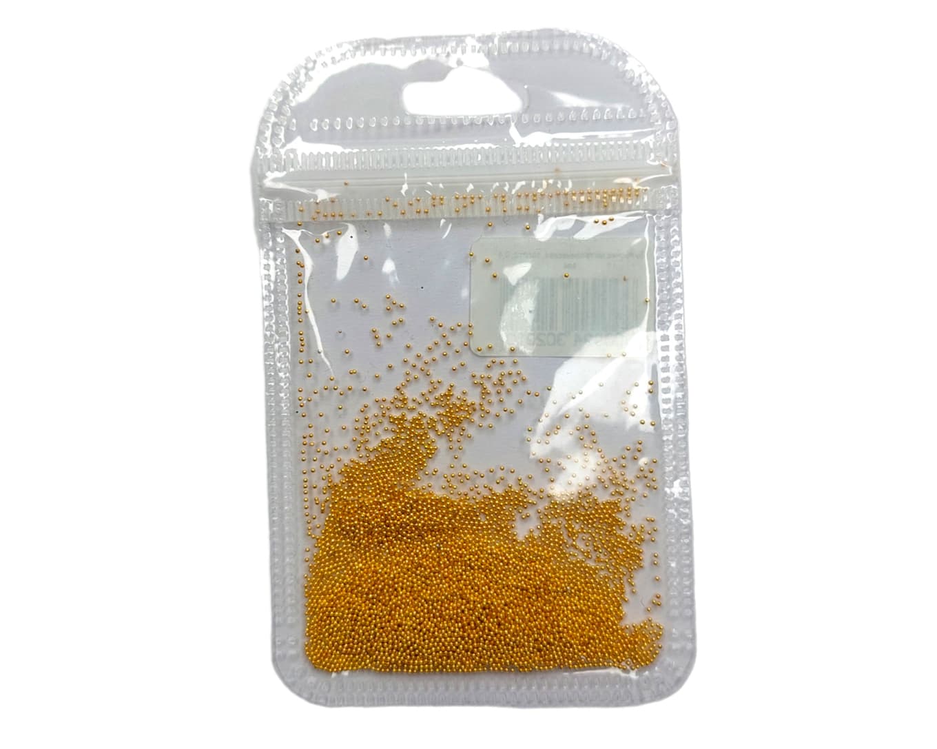 Бульонка металлическая, золото, 0,4 мм — фото 1