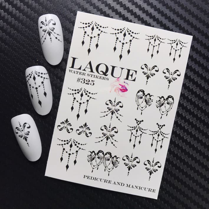LAQUE слайдер дизайн для нігтів №325 (мереживо) — фото 1