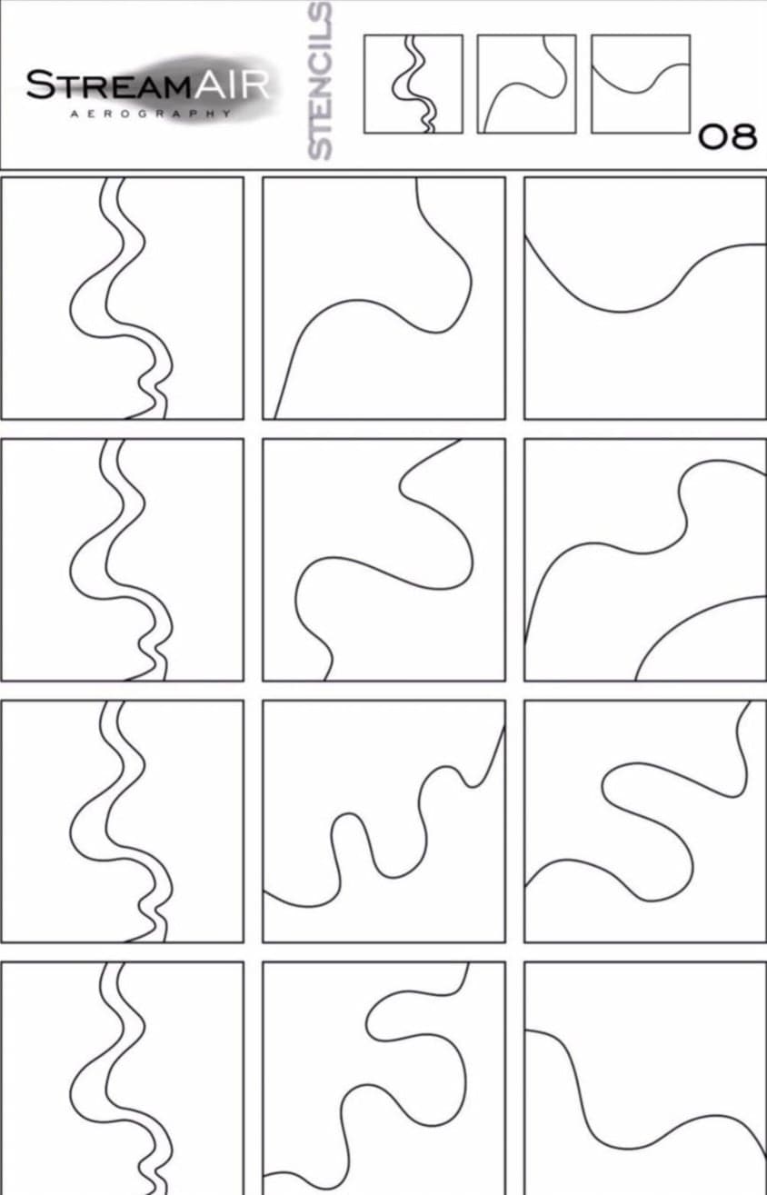 Трафарет для аерографії №8 — фото 1