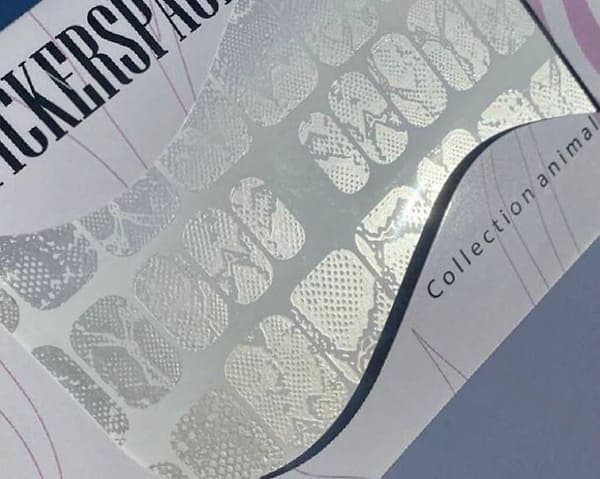 Стикеры Stickersspace на липкой основе Silver — фото 1