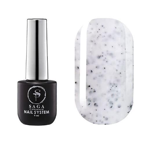 Гель-лак Saga Professional Black Snow №2, 9 мл — фото 1