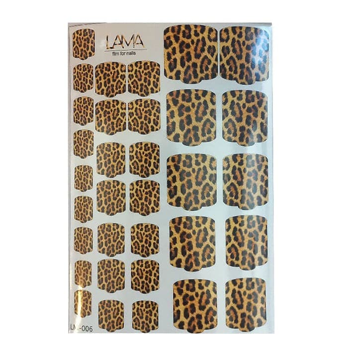 Стікери LAMA на липкій основі для педикюру LM-006 — фото 1