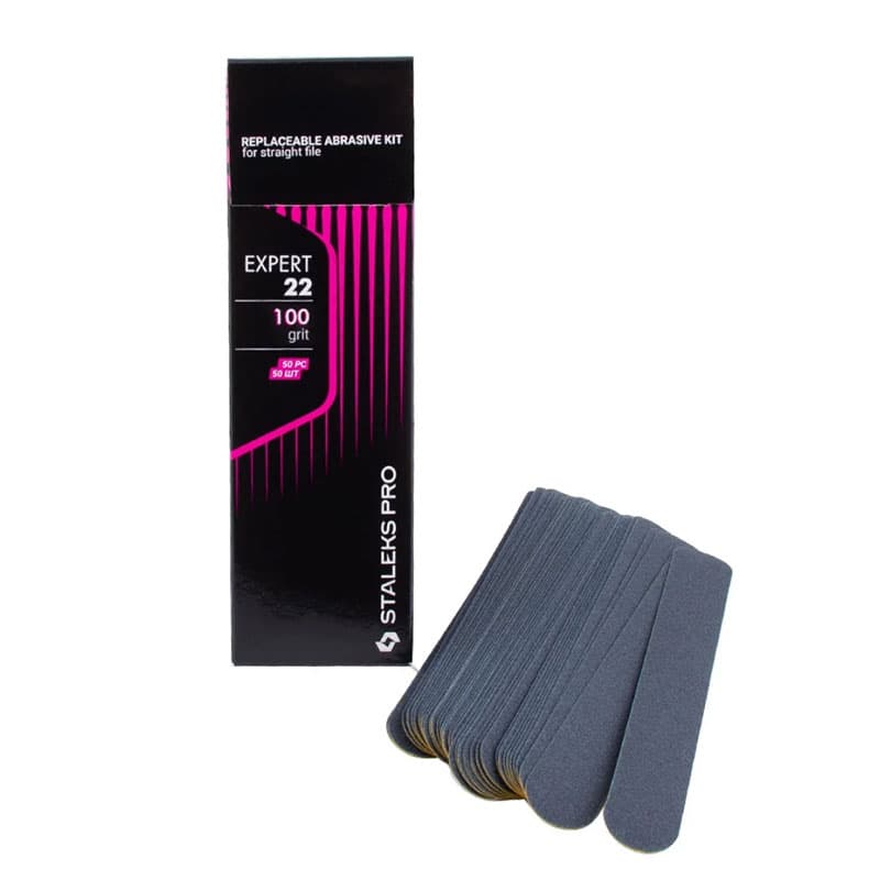 Набір змінних файлів для пилки прямої Staleks Expert 22, 100 гріт, 50 шт
— фото 1