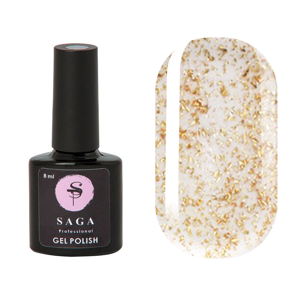 Топ Saga Professional LEAF GOLD без липкого шару, 8 мл — фото 1