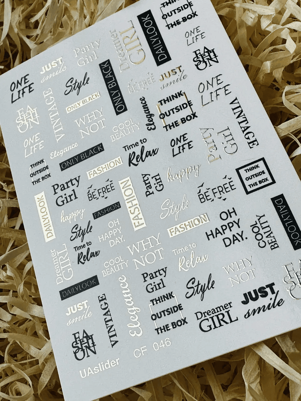 UAslider слайдер-дизайн для ногтей CF-046 — фото 1