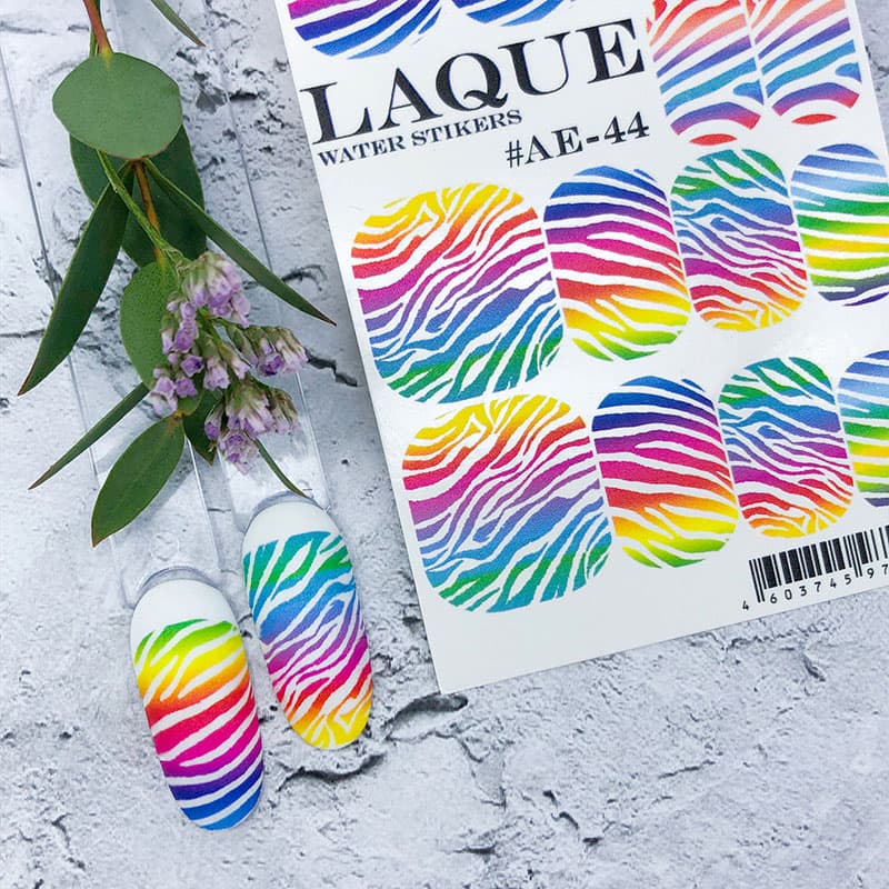 LAQUE слайдер дизайн для нігтів AE-44 — фото 1