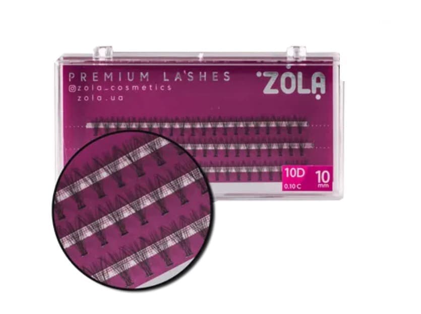 Вії-пучки ZOLA 10D (10mm) — фото 1