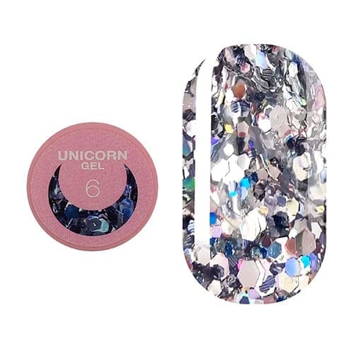 Гель LUNA Unicorn Gel №6, 5 мл — фото 1
