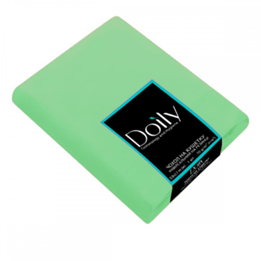 Чохол на кушетку з гумкою універсальний Doily 0,8/2,1 м, м'ятний — фото 1