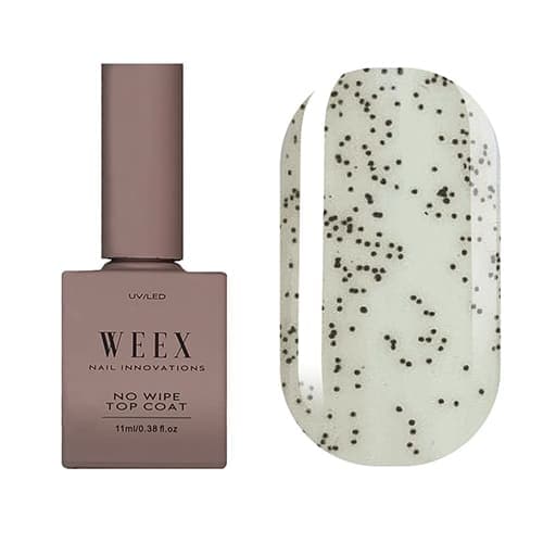 Top WEEX Star No Wipe - топ із чорними точками, 11 мл — фото 1