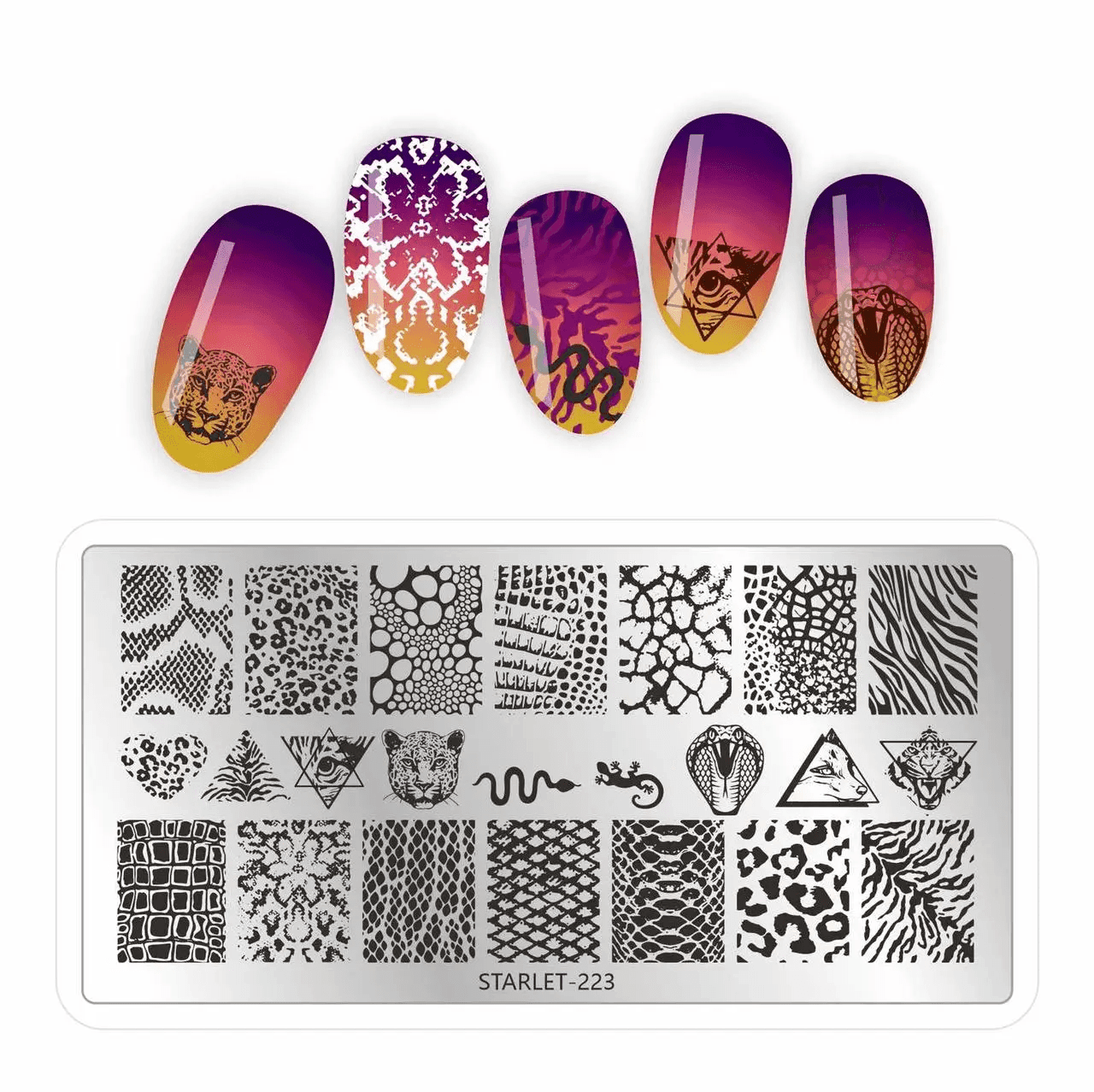 Пластина для стемпинга Starlet №223 — фото 1