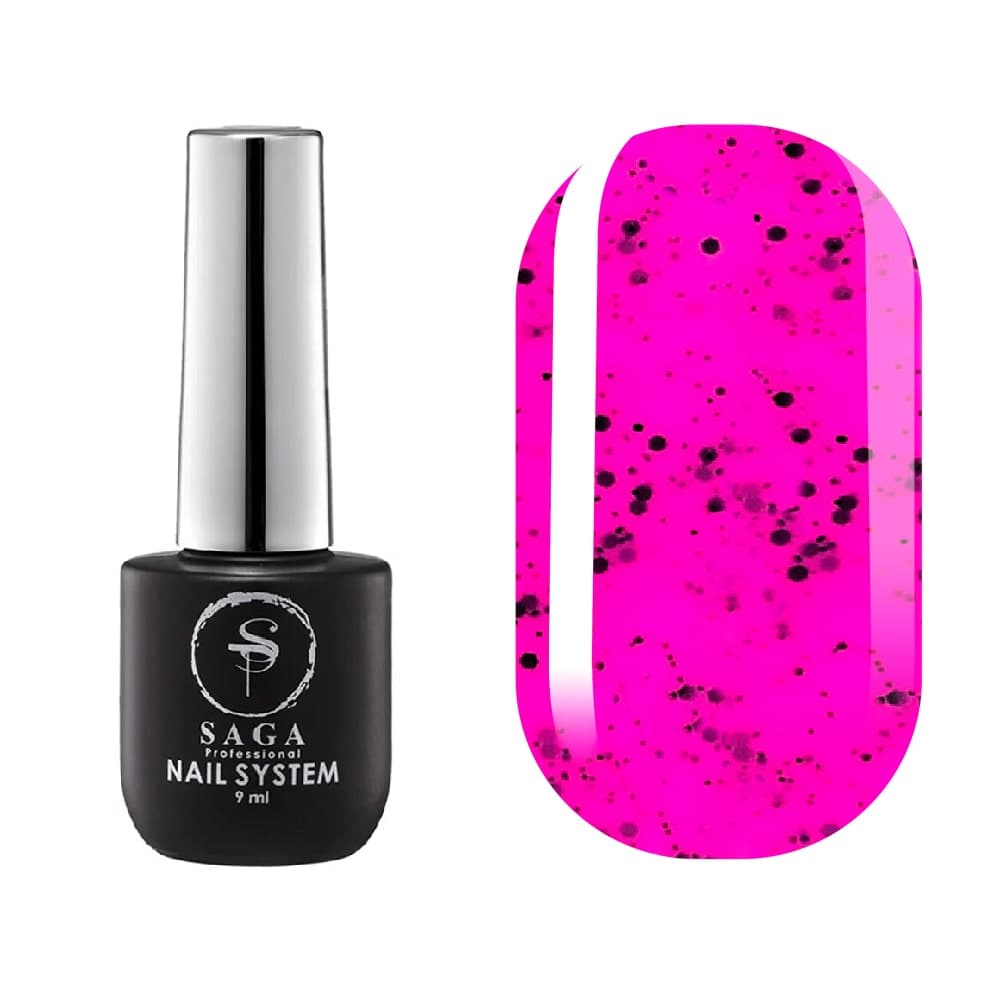 Гель-лак Saga Professional Black Snow №5, 9 мл — фото 1